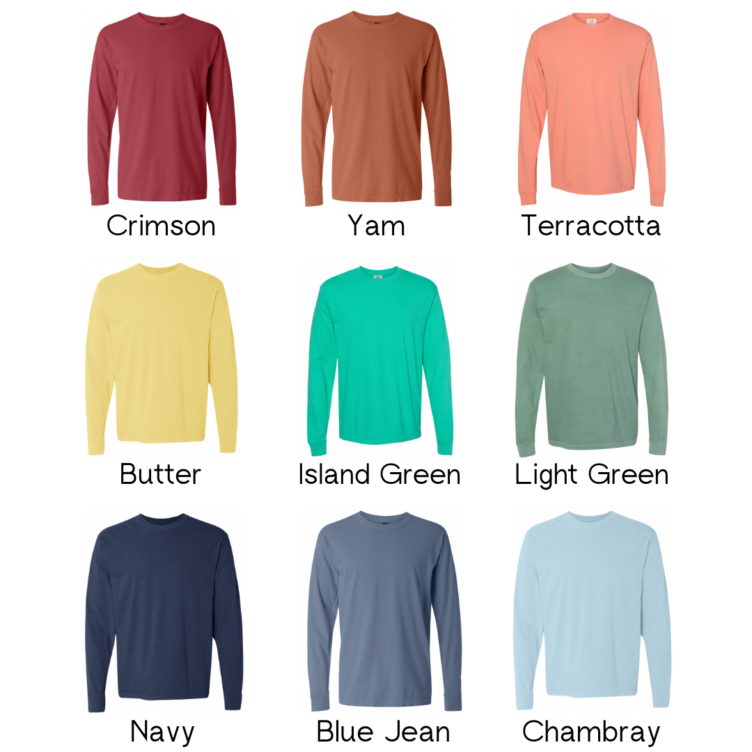 Applique Comfort Long Sleeve