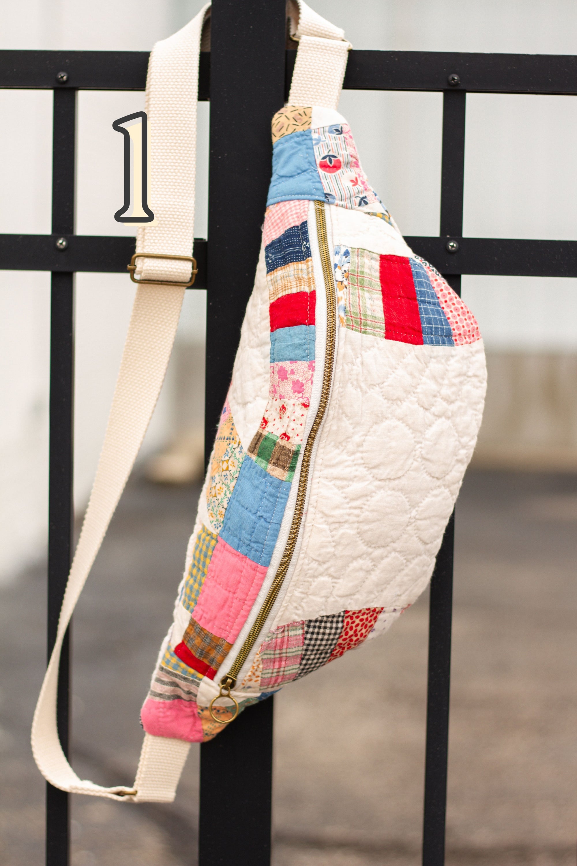 Vintage Quilt Crossbody Bags
