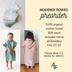 Hooded Towel Preorder