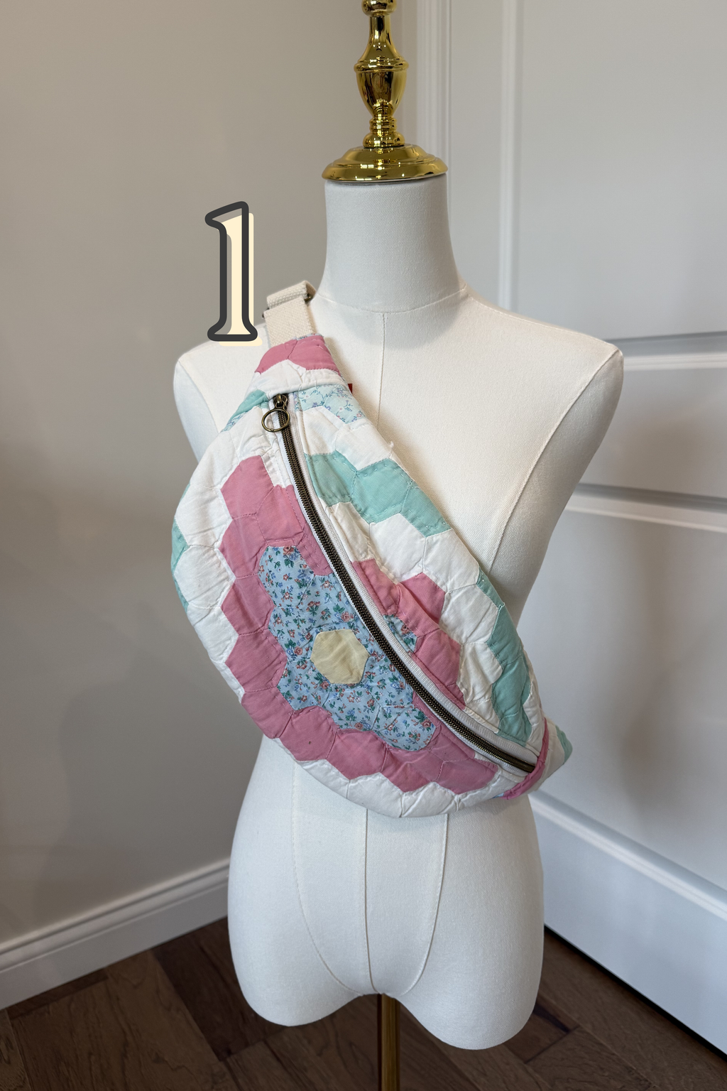 Vintage Quilt Crossbody Bags