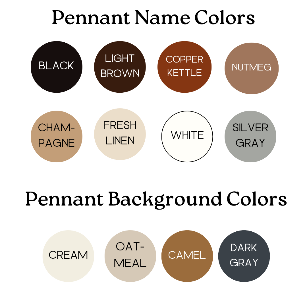 Baby Milestone Pennants