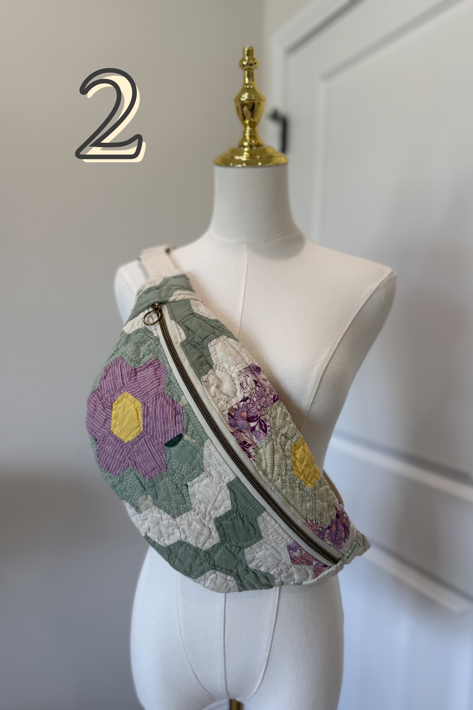 Vintage Quilt Crossbody Bags