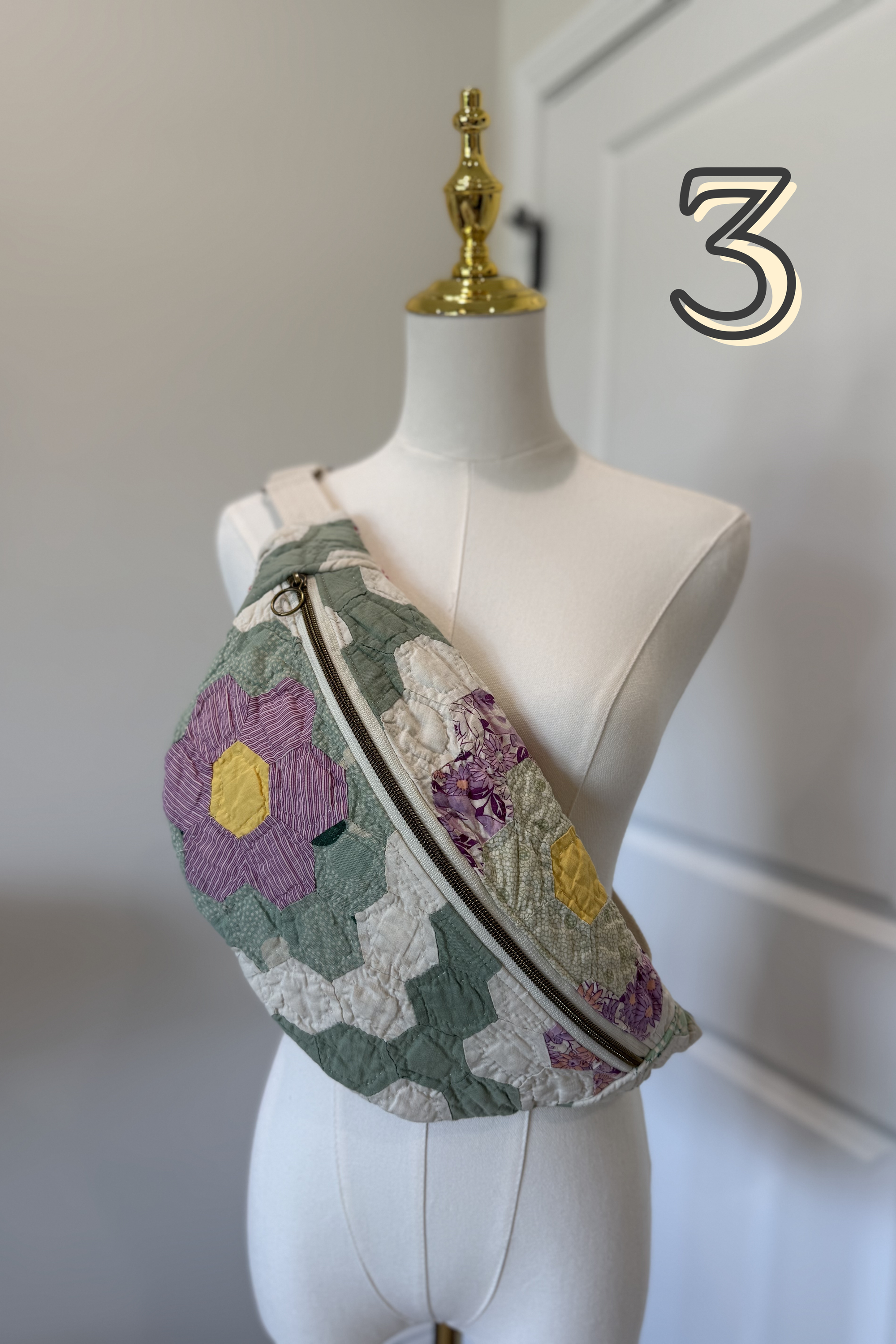 Vintage Quilt Crossbody Bags