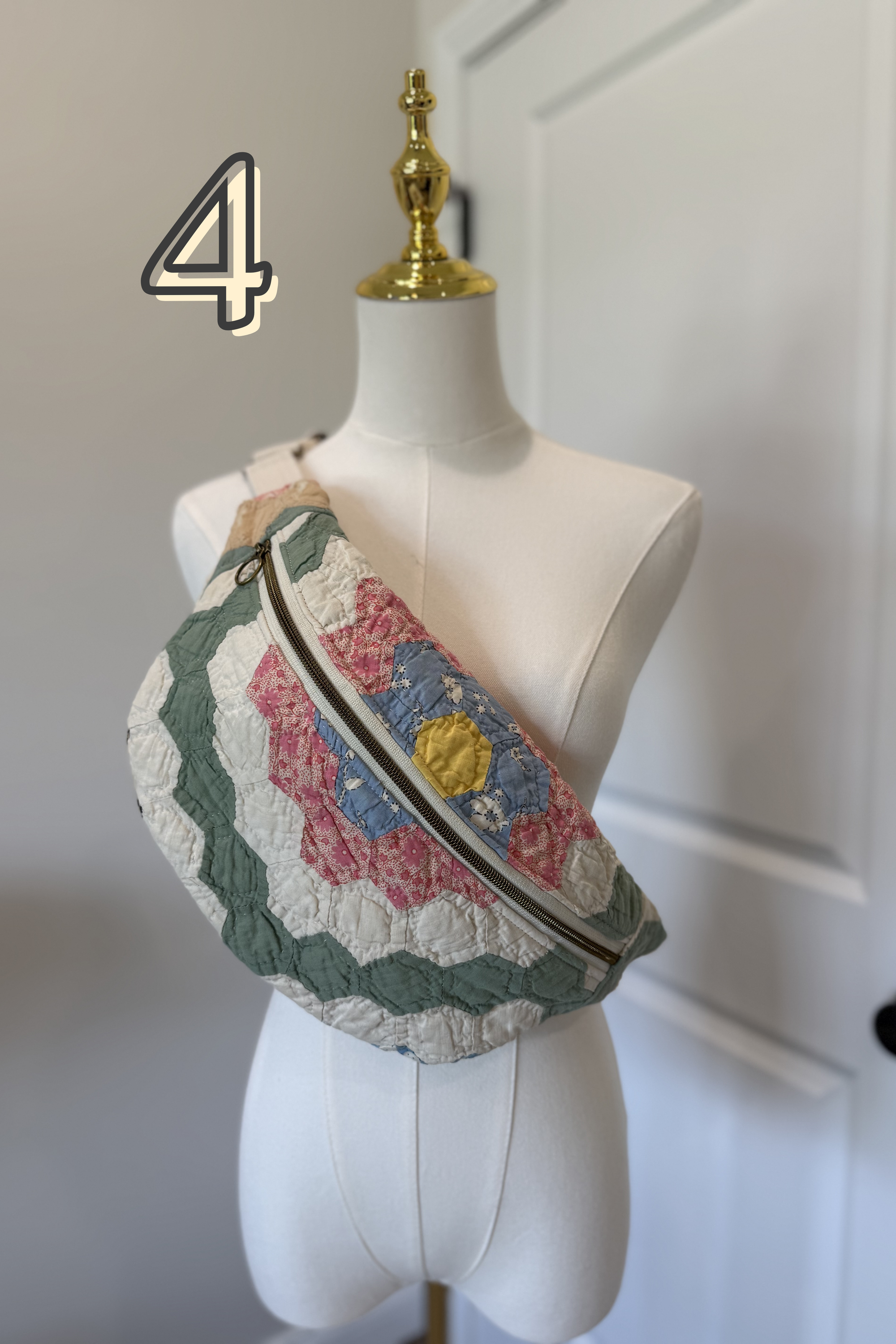 Vintage Quilt Crossbody Bags
