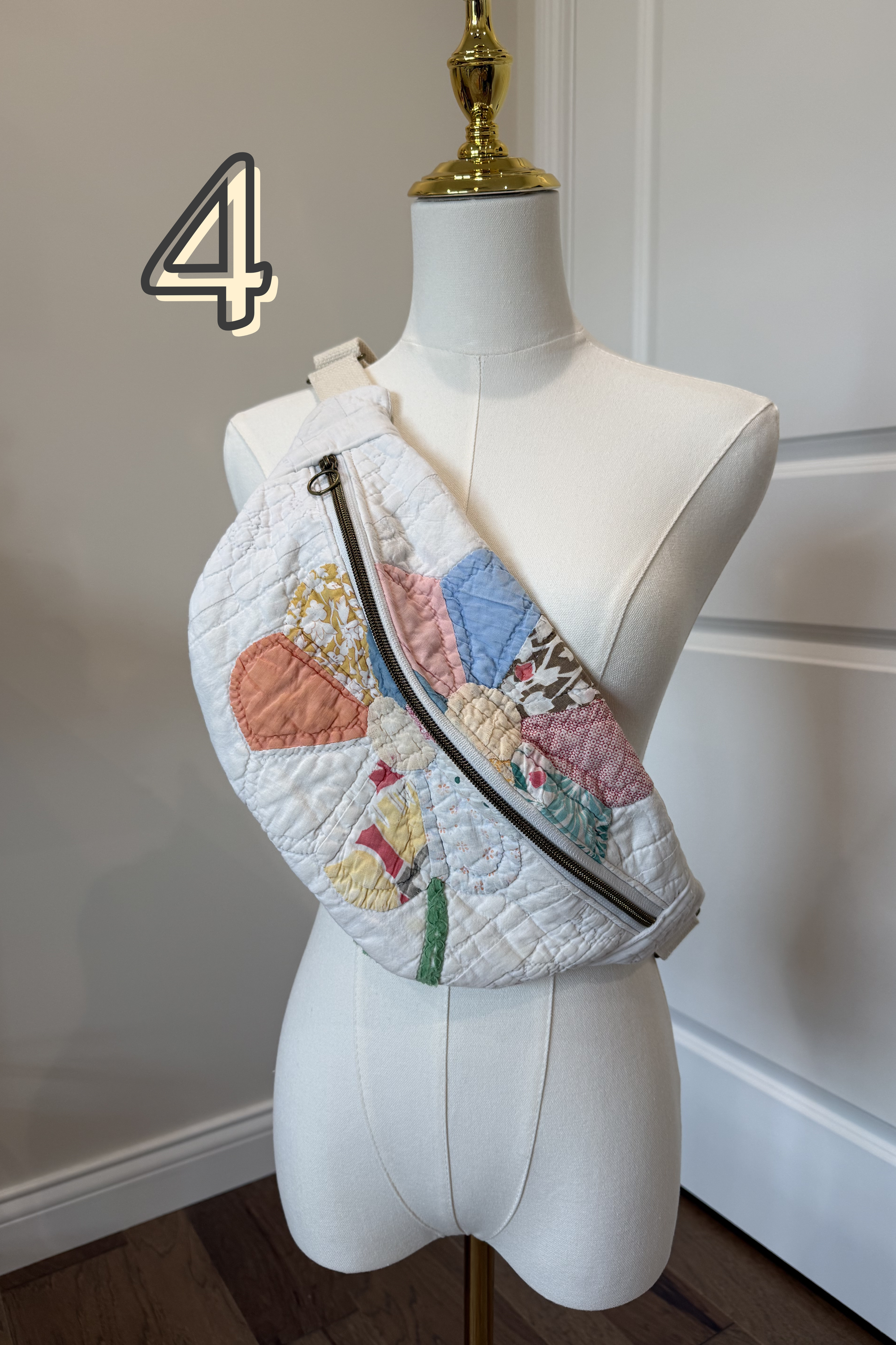 Vintage Quilt Crossbody Bags