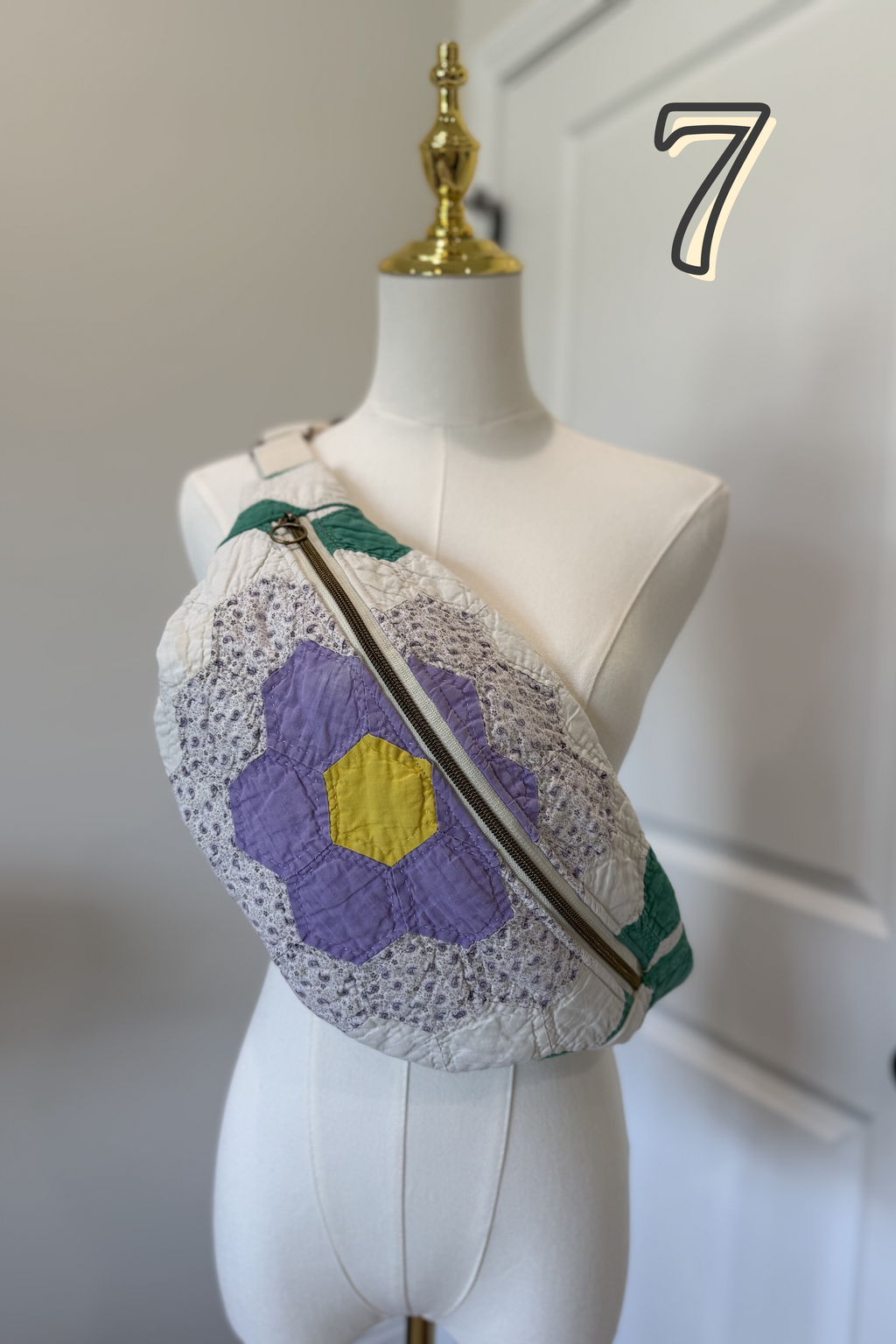 Vintage Quilt Crossbody Bags