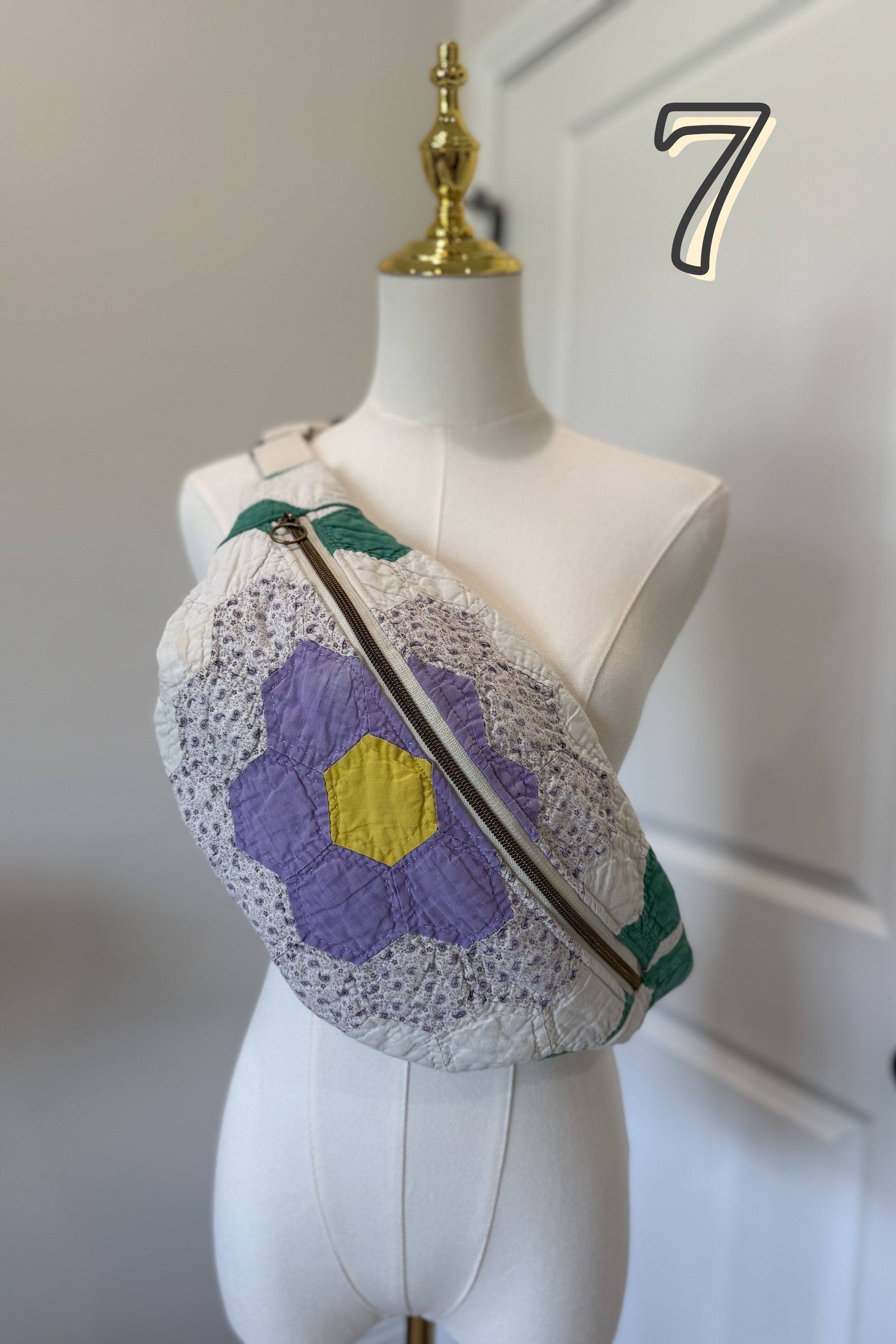 Vintage Quilt Crossbody Bags