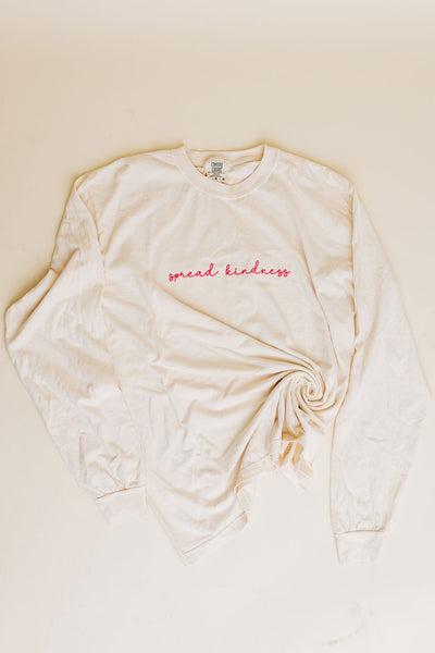 Embroidered Comfort Long Sleeve
