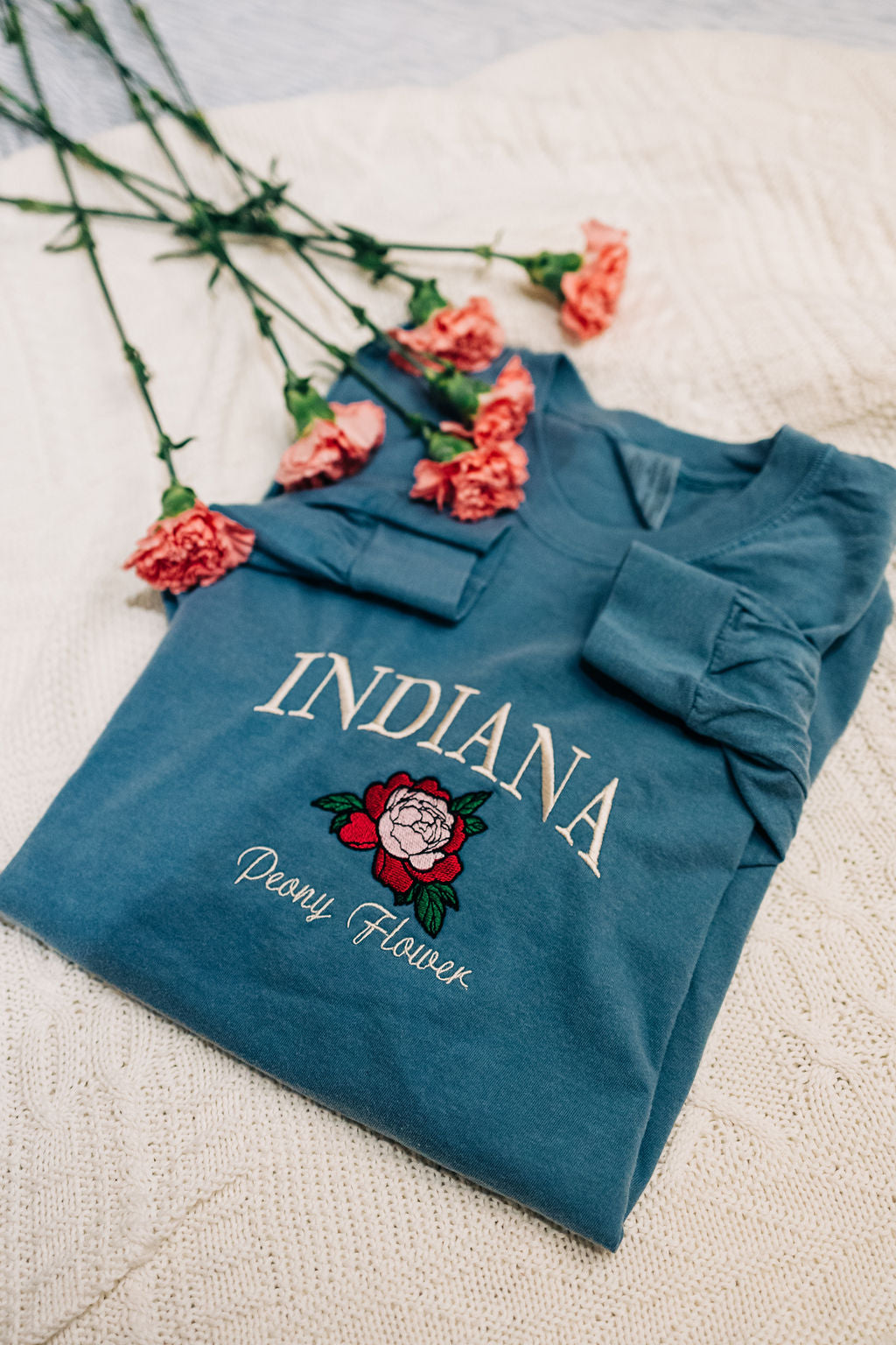 Embroidered Comfort Long Sleeve