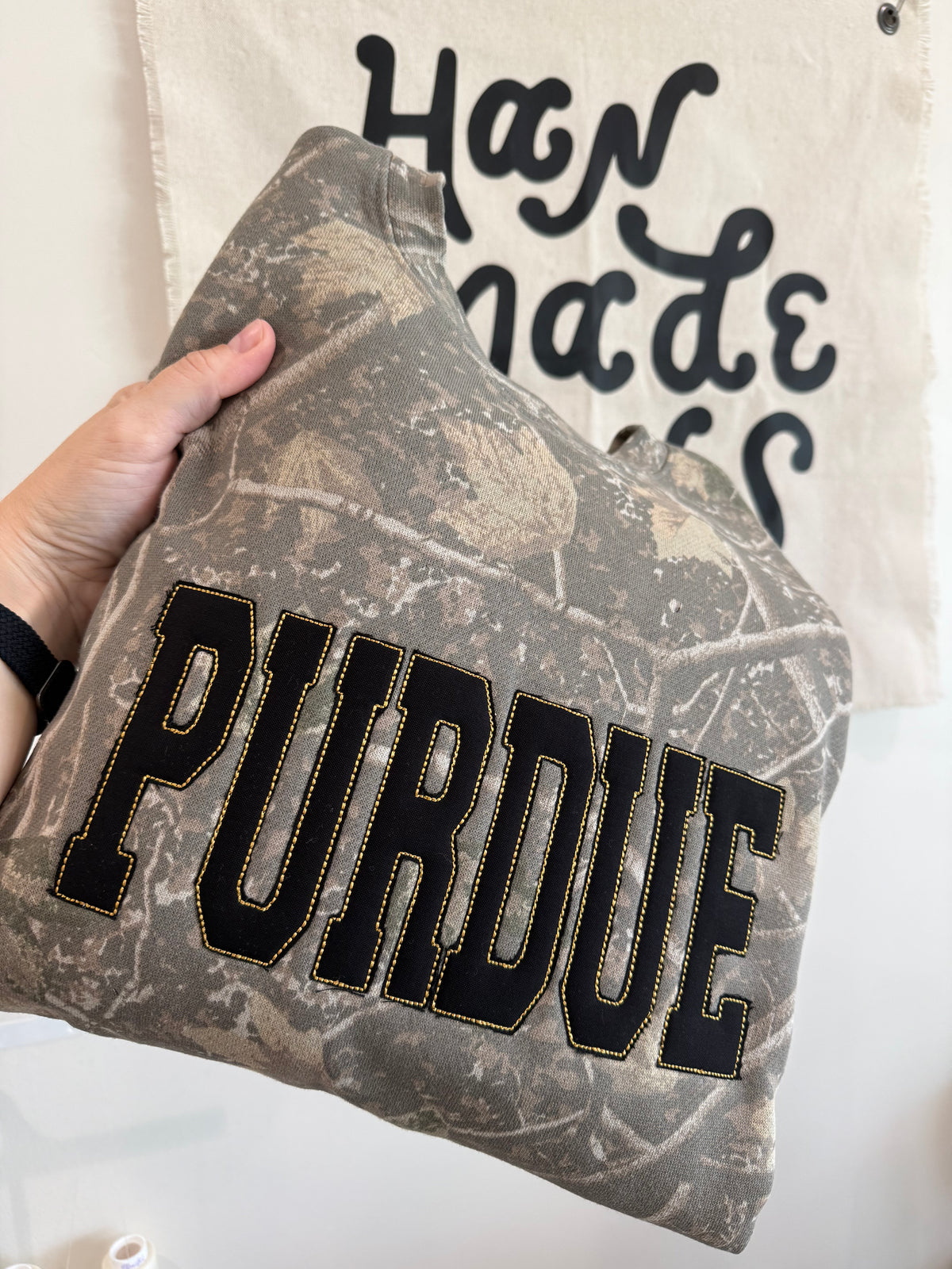 Purdue Camo Crewnecks