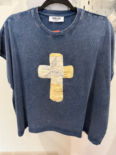 Quilty Cross Tee