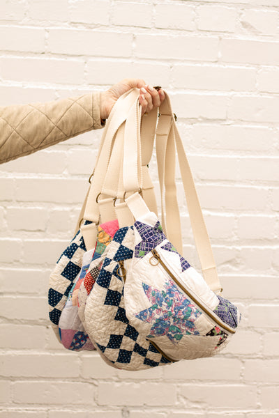 Vintage Quilt Crossbody Bags