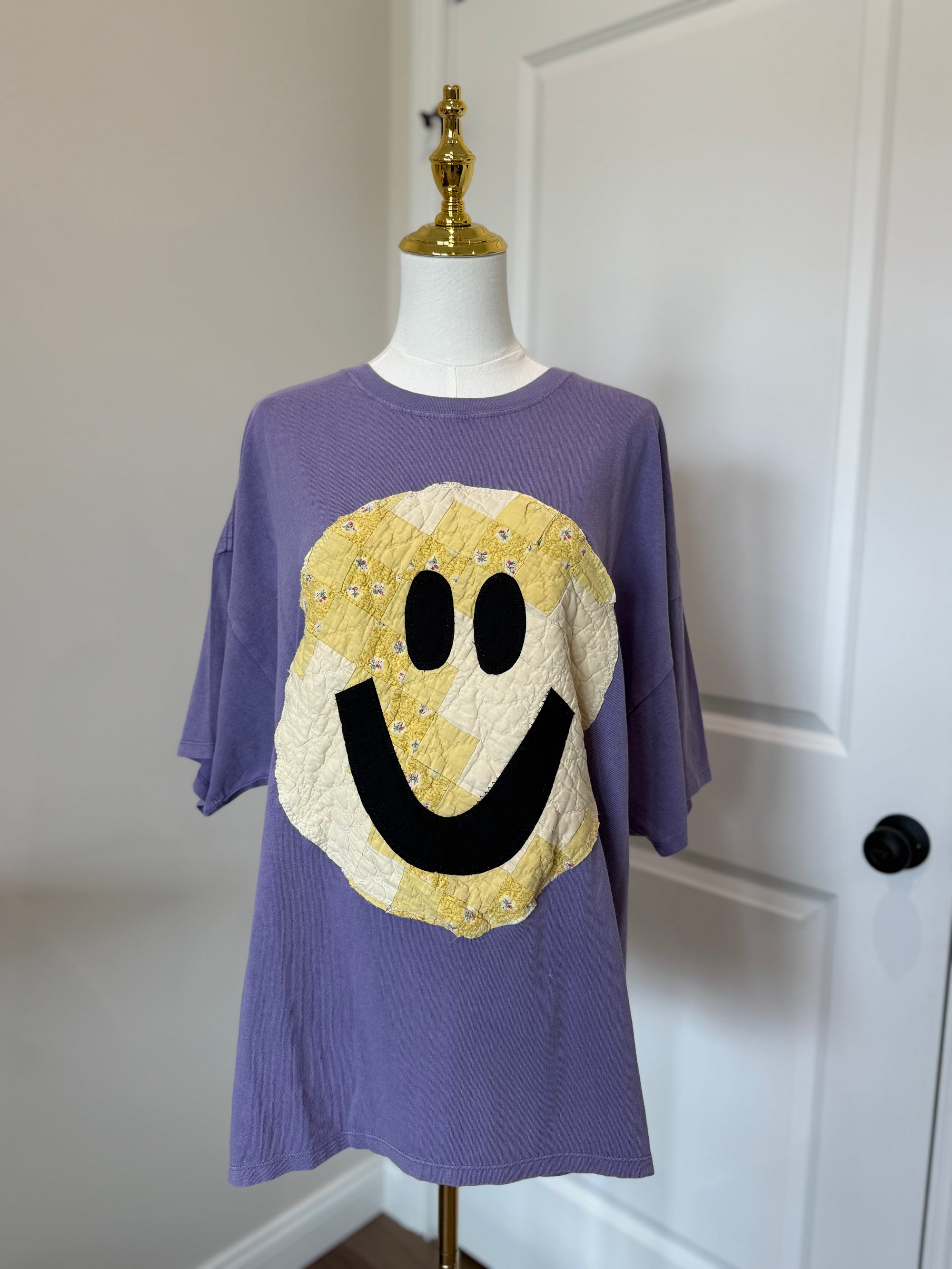 Purple Smiley Tee