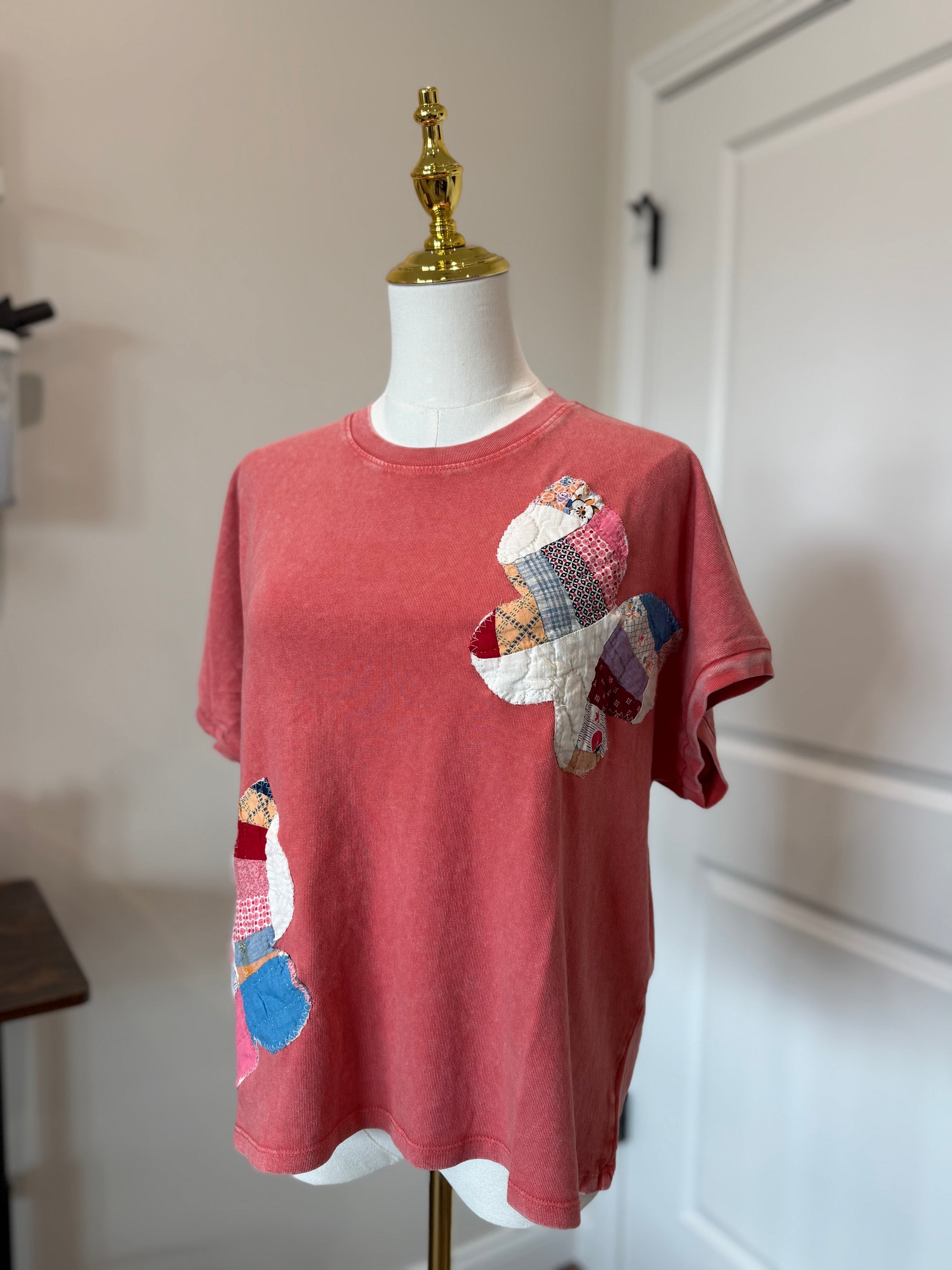 Coral Butterfly Tee