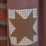 Brown Quilt Patch Pants