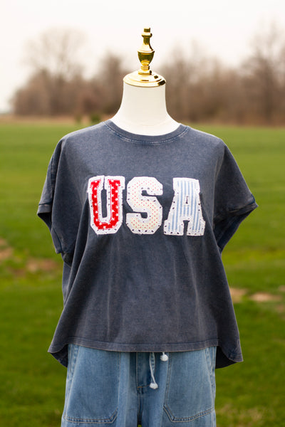 USA Boxy Tee