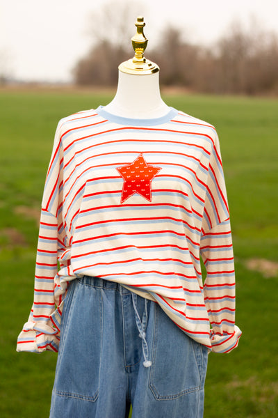 Stars + Stripes Long Sleeve