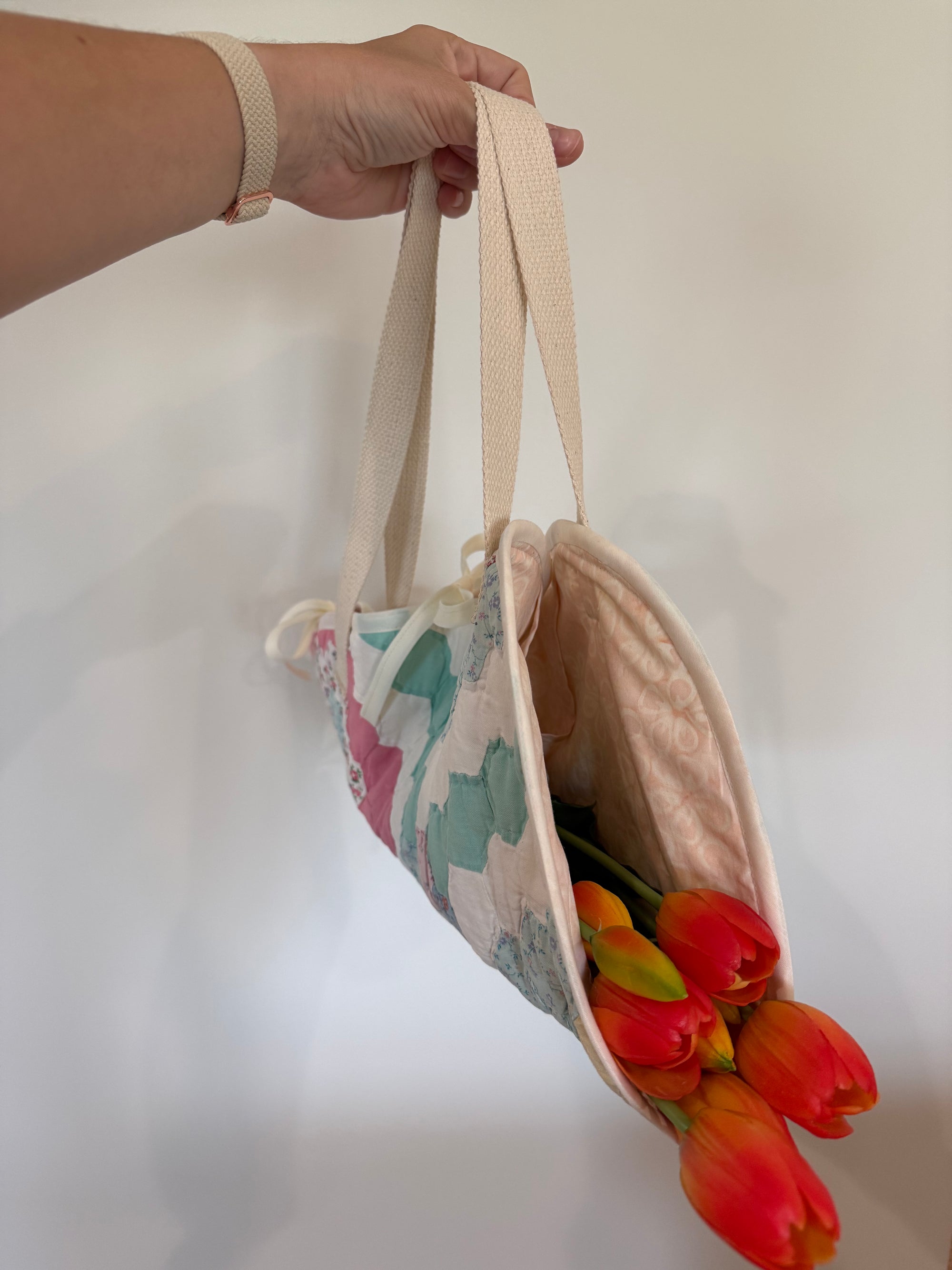 Farmer's Market Flower Tote