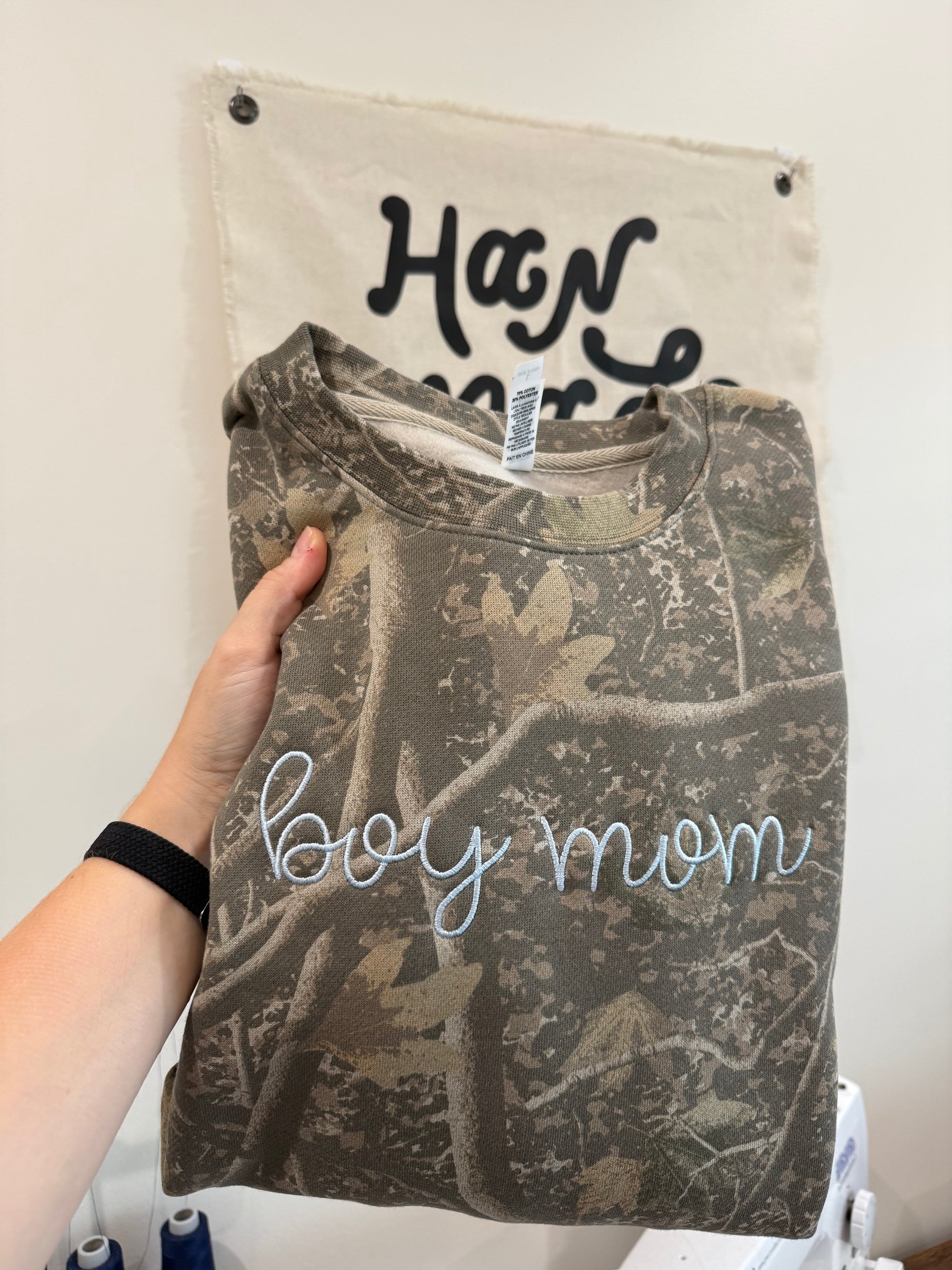 CUSTOMIZABLE Camo Crewnecks
