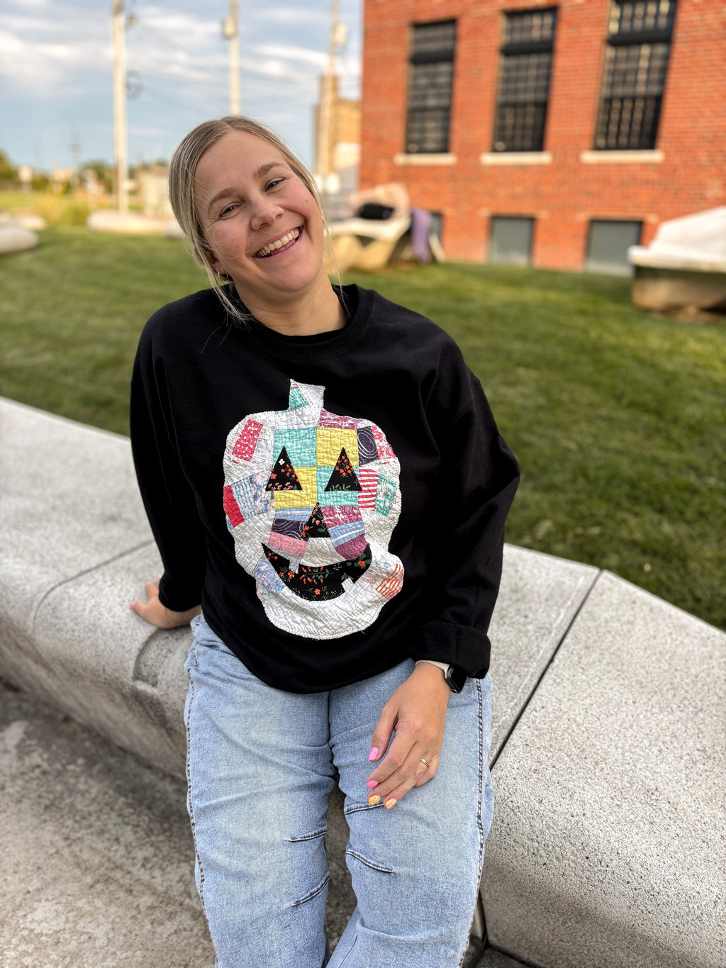Quilty Jack-O-Lantern Sweatshirts