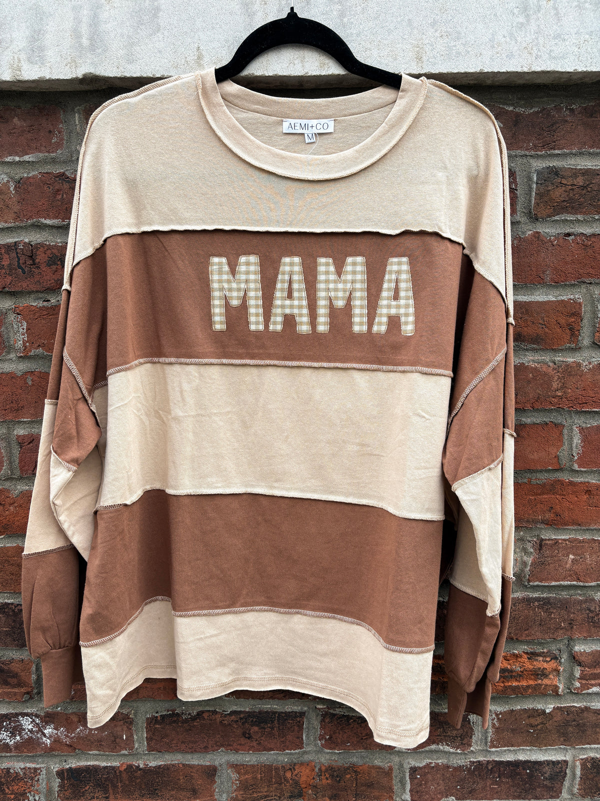 MAMA Striped Tee