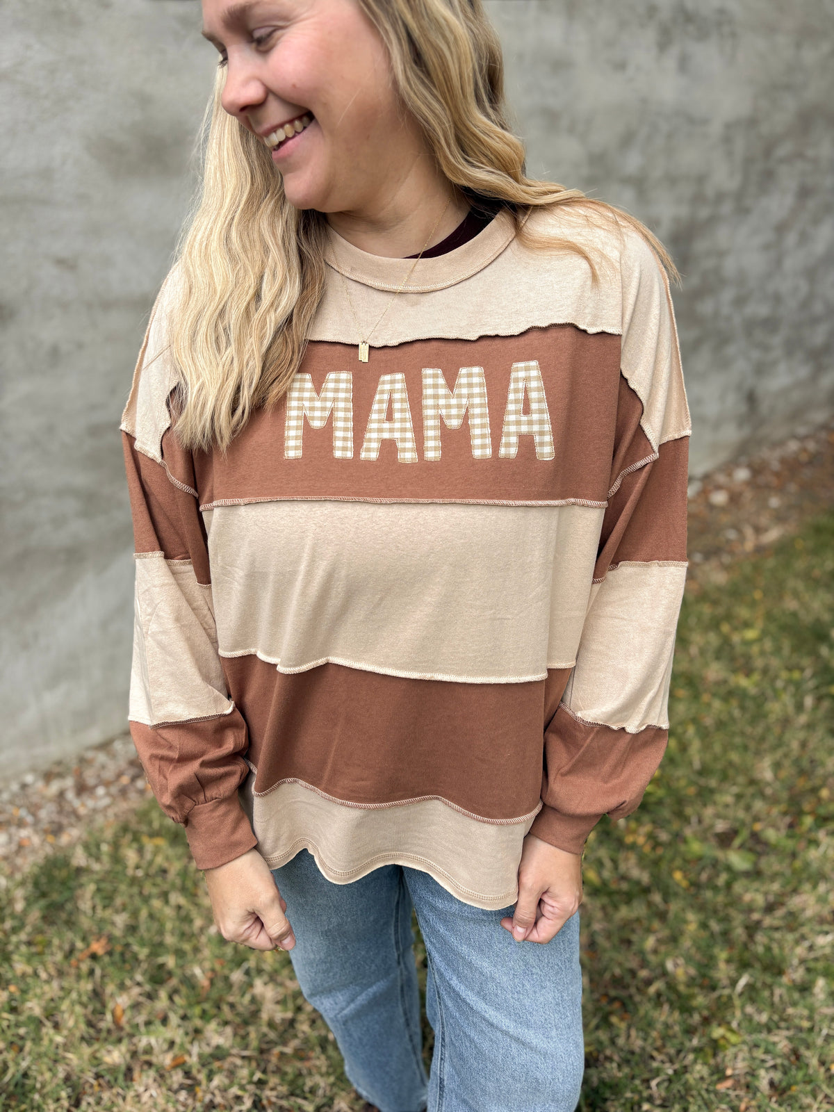 MAMA Striped Tee