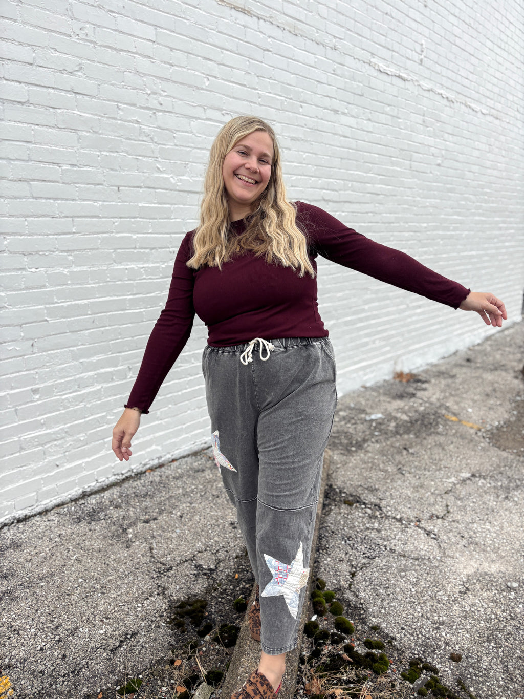 Starry Night Barrel Pants