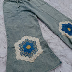 Quilt Patch Drawstring Pants