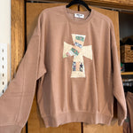 Quilted Cross Sweatshirt