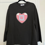 Valentine's Quilt Heart Long Sleeve