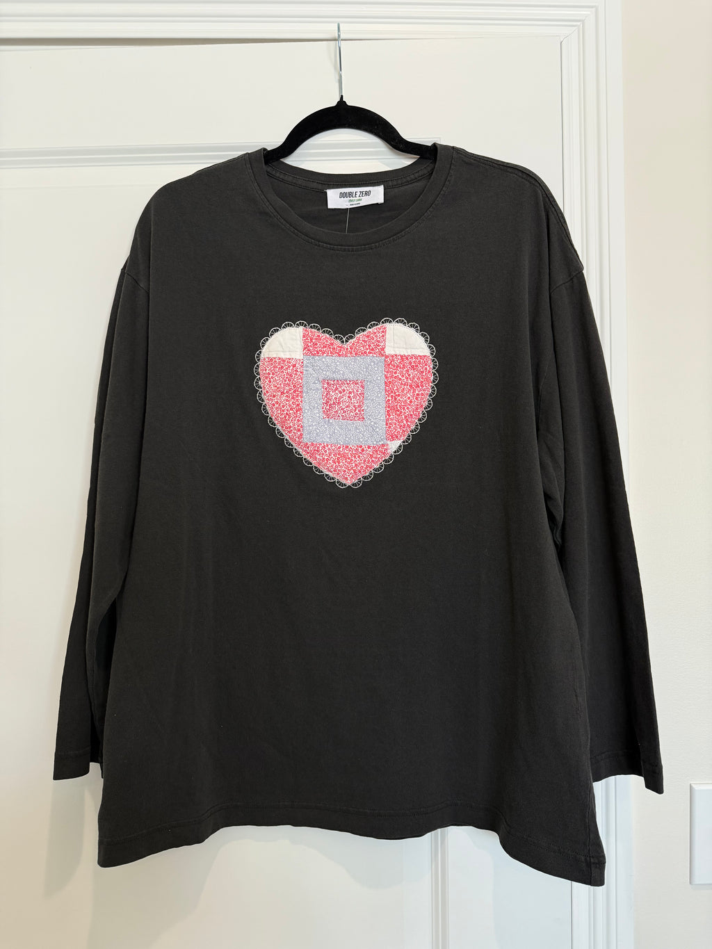 Valentine's Quilt Heart Long Sleeve