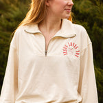 Jesus Loves You Half Zip Sweatshirt
