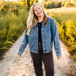 Quilt Patch Jean Jacket