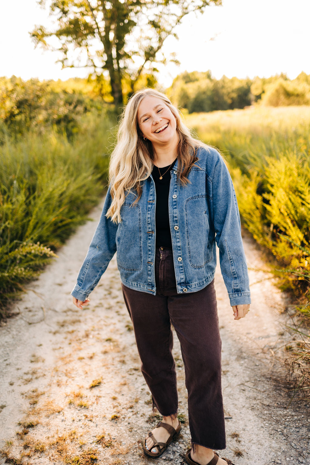 Quilt Patch Jean Jacket