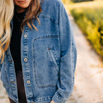 Quilt Patch Jean Jacket