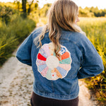Quilt Patch Jean Jacket