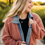 Pink Floral Sherpa