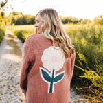 Pink Floral Sherpa