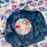 Quilt Patch Jean Jacket