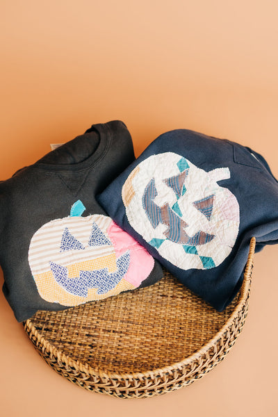Quilty Jack-o-Lantern Sweatshirts