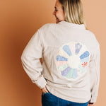 Ivory Patch Shacket