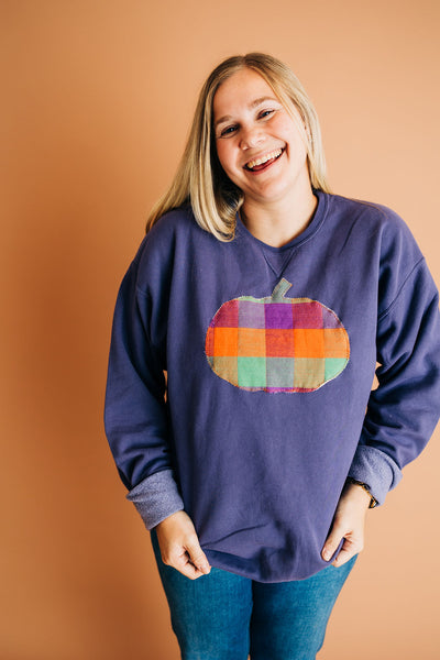 Purple Pumpkin Sweatshirt