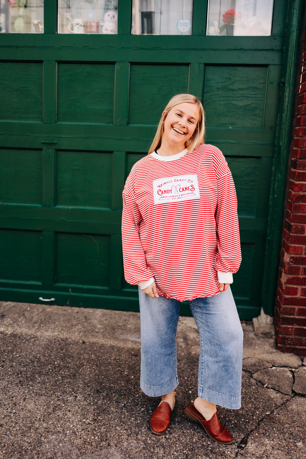 Candy Cane Striped Shirt