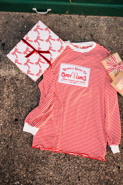 Candy Cane Striped Shirt