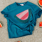 Quilted Melon Tee